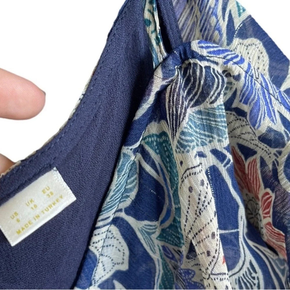 Maeve Mariposa Open-Shoulder Ruffled Top Size 6 - Picture 13 of 15